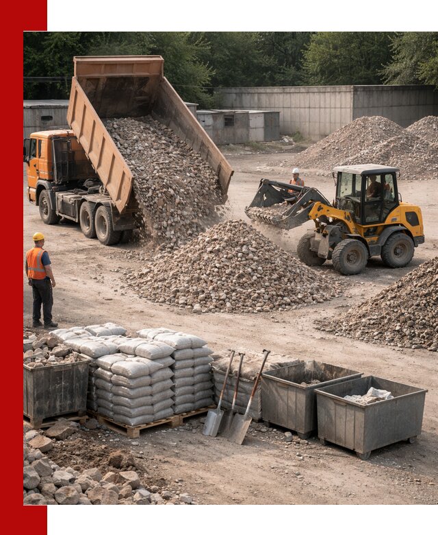 Вторичные материалы для отсыпки в Саяногорске — поставка и доставка