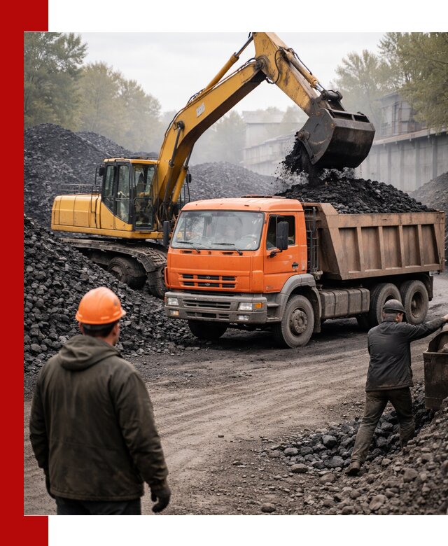Доставка угля автотранспортом в Саяногорске быстро и выгодно