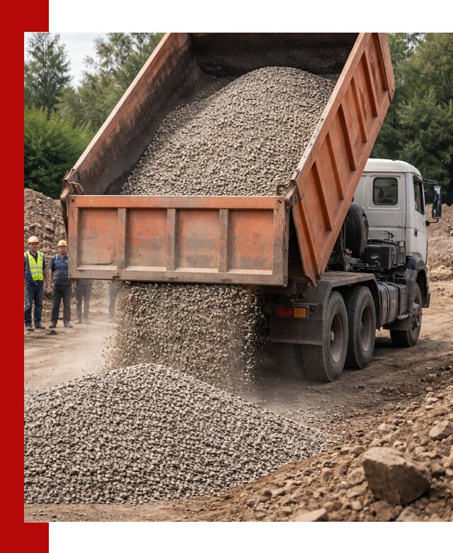 Доставка сыпучих материалов самосвалом в Саяногорске быстро и надежно