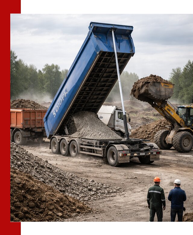 Аренда тонар 40 тонн в Саяногорске с доставкой материалов