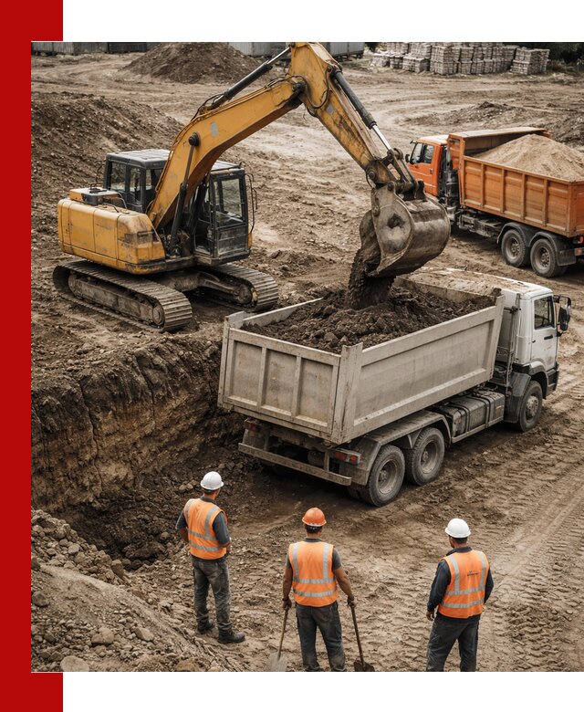 Разработка грунта для строительства и благоустройства в Саяногорске