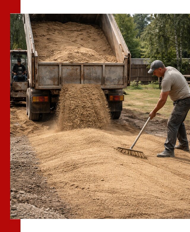 Отсыпка участка песком в Саяногорске быстро и качественно