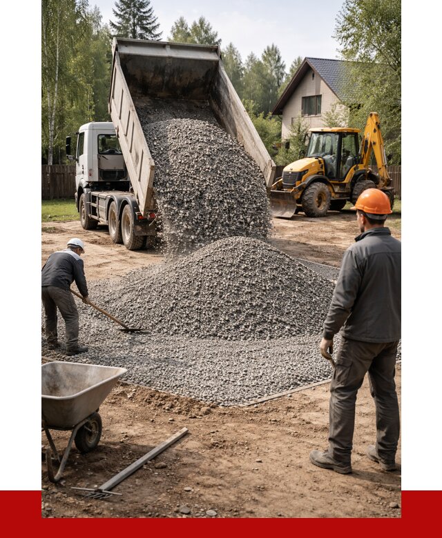 Отсыпка участка щебнем в Саяногорске от 6658 р. ПРОНЕРУДСнг