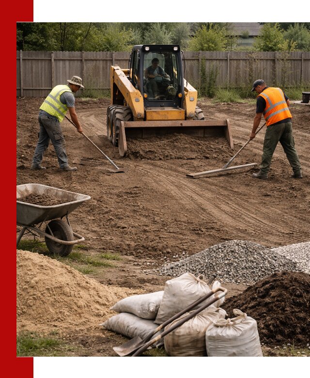 Выравнивание участка под строительство и благоустройство в Саяногорске