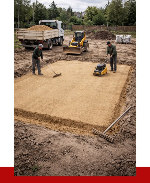 Устройство песчаной подушки в Саяногорске от 4609 р. ПРОНЕРУДСнг