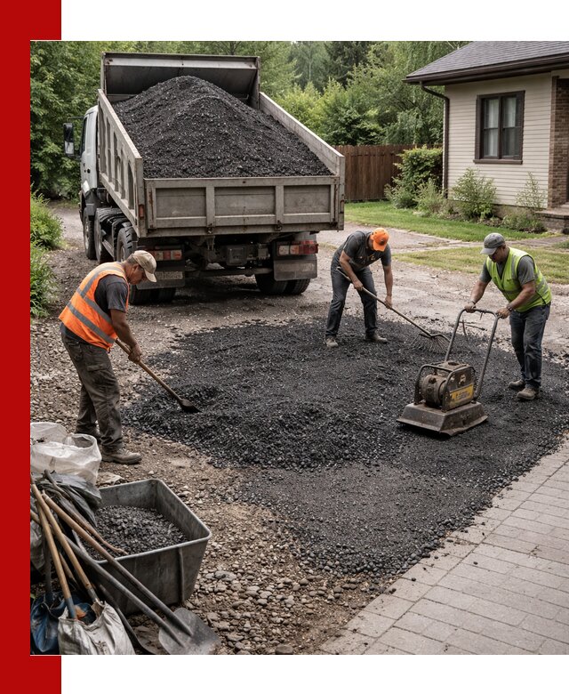 Асфальтовая крошка для двора с доставкой в Саяногорске